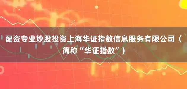 配资专业炒股投资上海华证指数信息服务有限公司（简称“华证指数”）